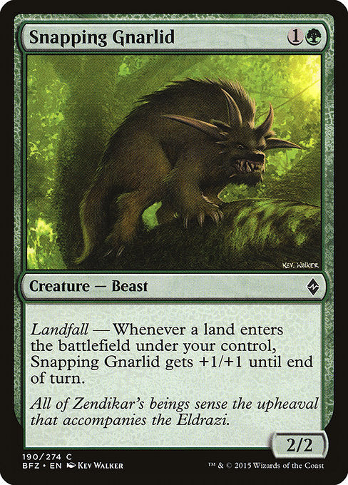 Snapping Gnarlid - 190 (Normal) Near Mint_Non-Foil