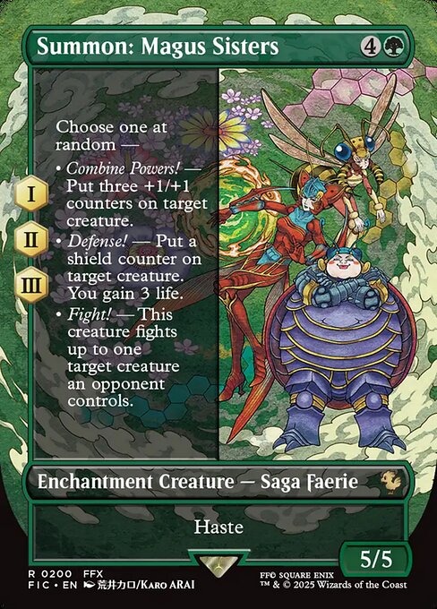 Summon: Magus Sisters - 200 (Foil) Near Mint_Foil