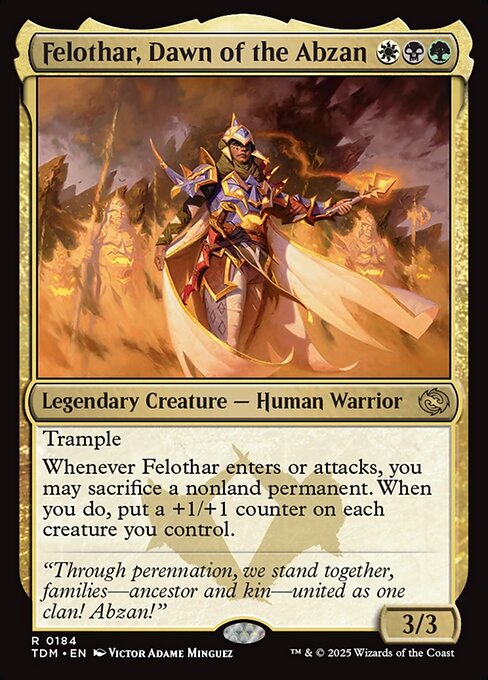 Felothar, Dawn of the Abzan - 184 (Foil) Near Mint_Foil
