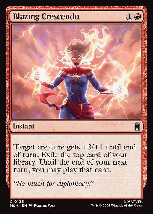 Blazing Crescendo - 125 (Foil)