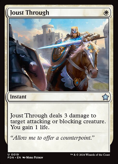 Joust Through (Non Foil) near_mint