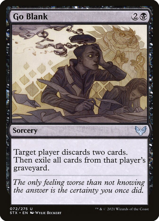 Go Blank - 72 (Foil)