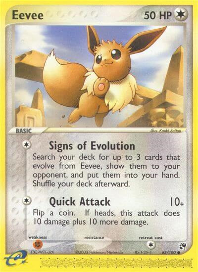 Eevee - 63/100 (Reverse Holo)