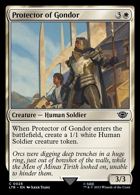 Protector of Gondor - 25 (Normal) Near Mint_Non-Foil