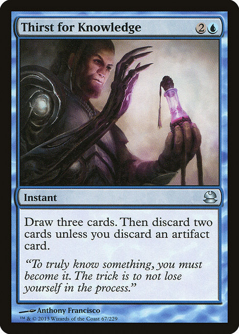 Thirst for Knowledge - 67 (Normal) Near Mint_Non-Foil