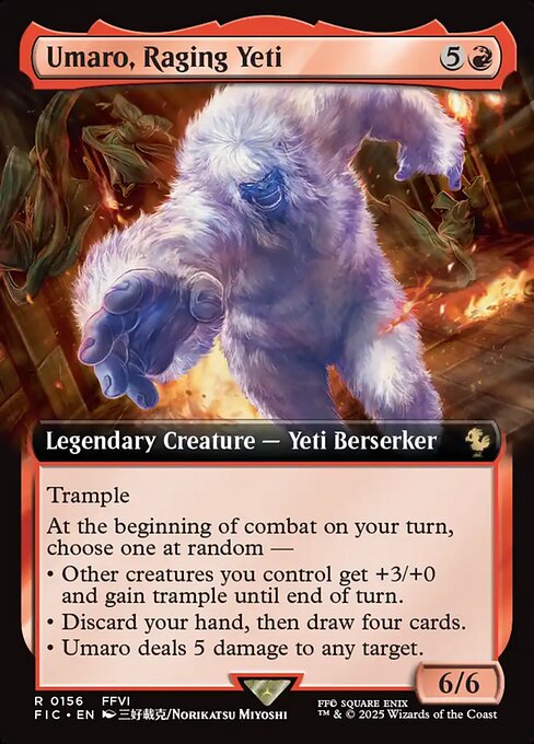 Umaro, Raging Yeti - 156 (Normal) Near Mint_Non-Foil