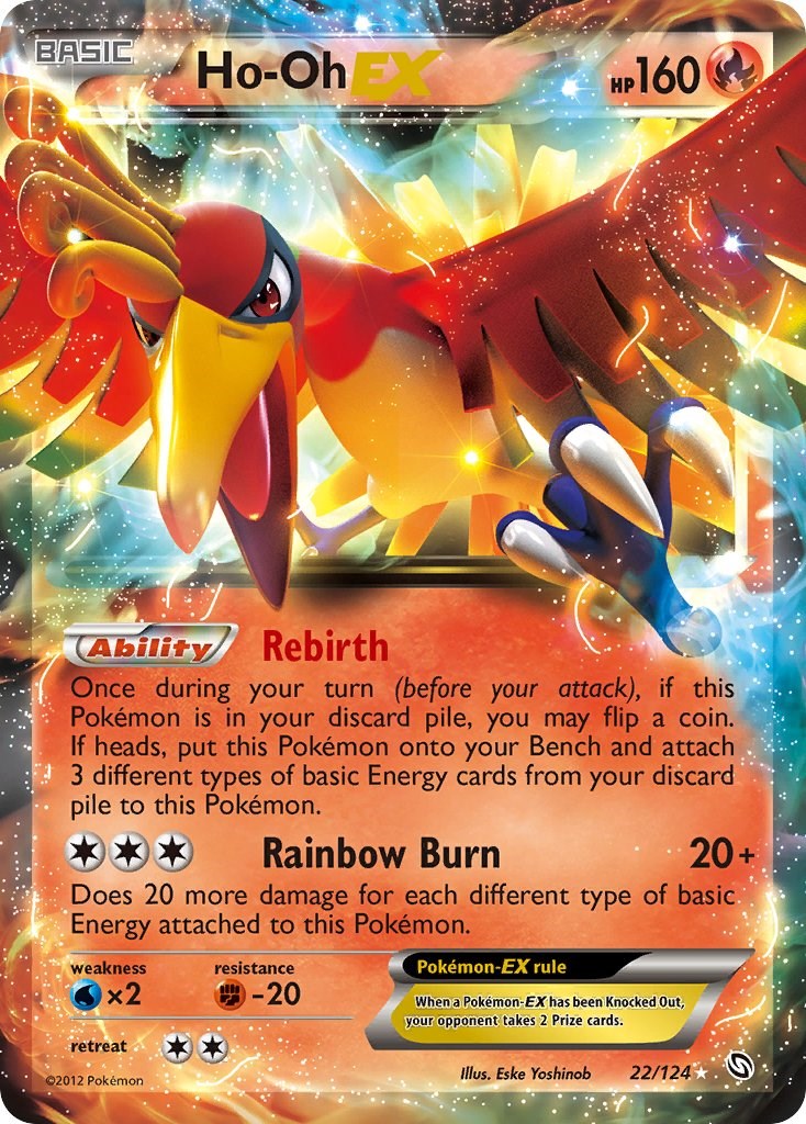Ho-Oh EX - 22/124 (Holo)