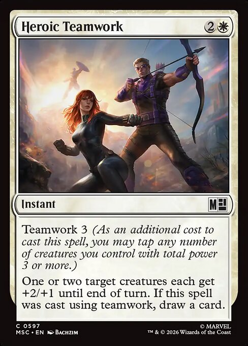 Heroic Teamwork - 597 (Foil)