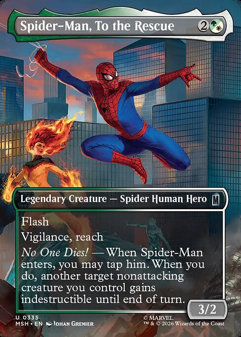 Spider-Man, To the Rescue - 335 (Foil)