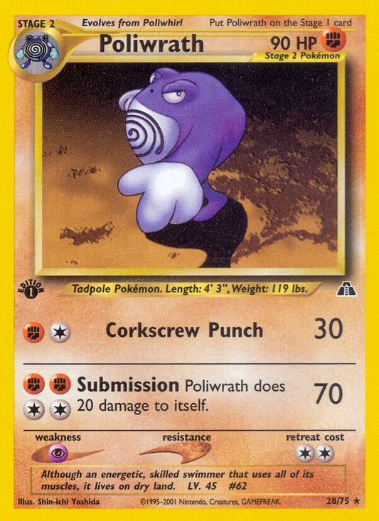 Poliwrath (28) - 28/75 (Non-Foil)
