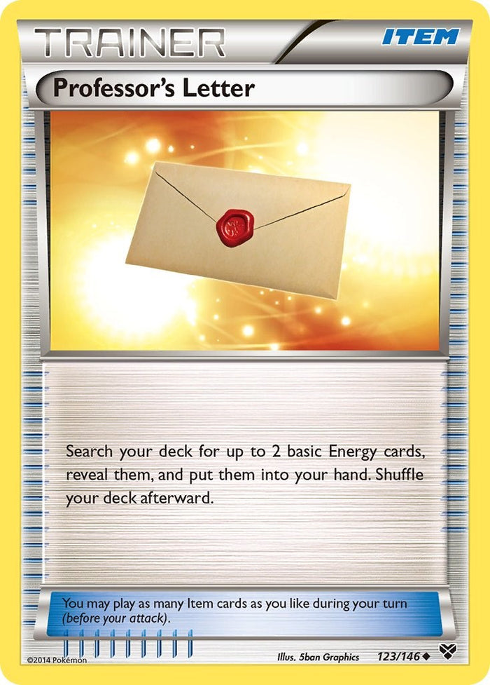 Professor's Letter – XY Base Set