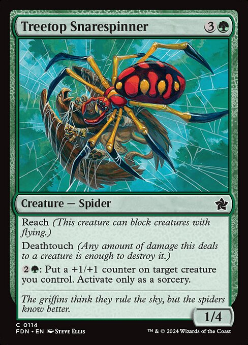 Treetop Snarespinner (Non Foil) near_mint