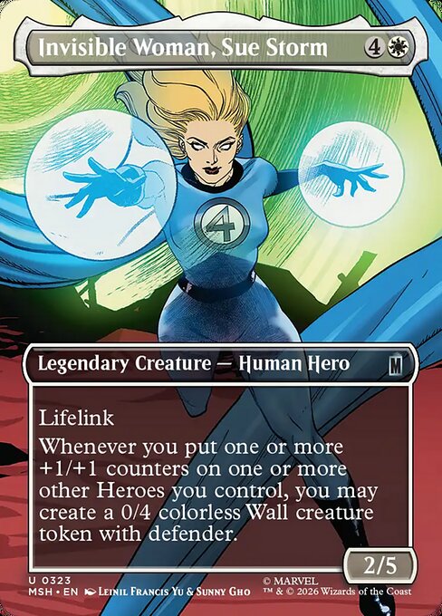 Invisible Woman, Sue Storm - 323 (Foil)