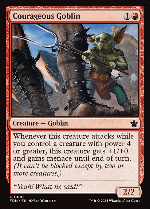 Courageous Goblin (Non Foil) near_mint