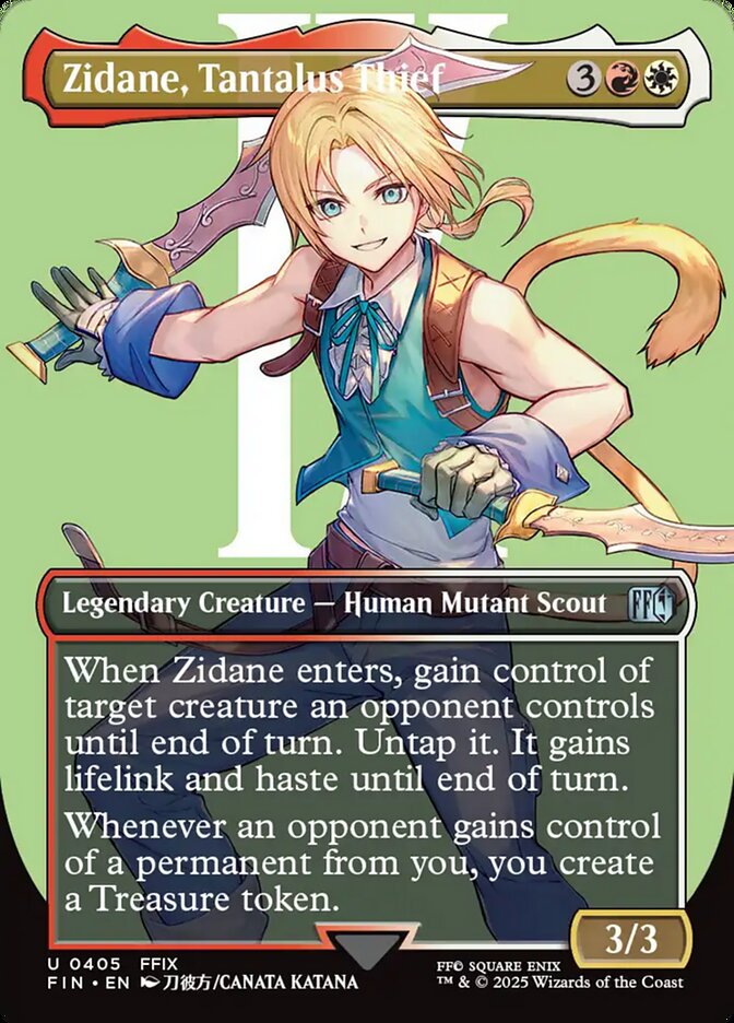 Zidane, Tantalus Thief - 405 (Foil) (JP)