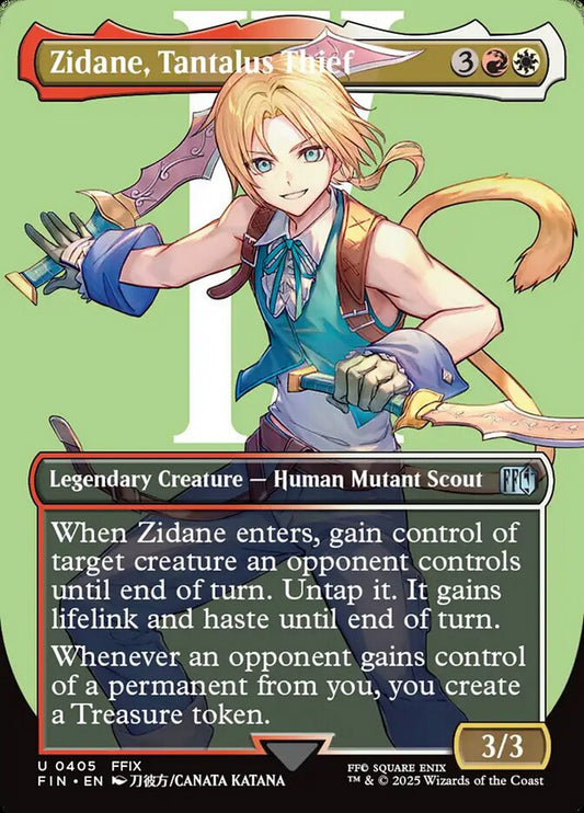 Zidane, Tantalus Thief - 405 (Foil) (JP)