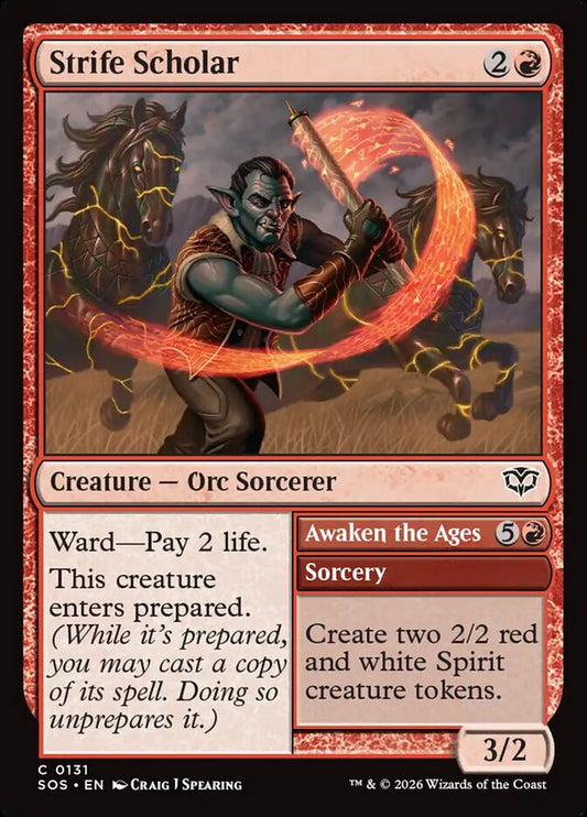 Strife Scholar // Awaken the Ages - 131 (Foil)