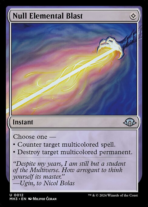 Null Elemental Blast - 12 (Normal) Near Mint_Non-Foil