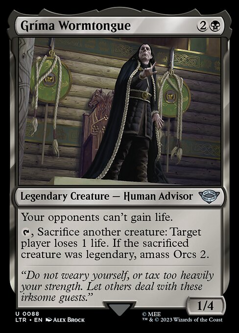 Gríma Wormtongue - 88 (Normal) Near Mint_Non-Foil
