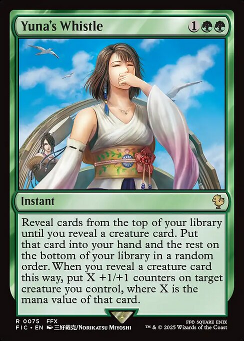Yuna's Whistle FIC #75 Non-Foil