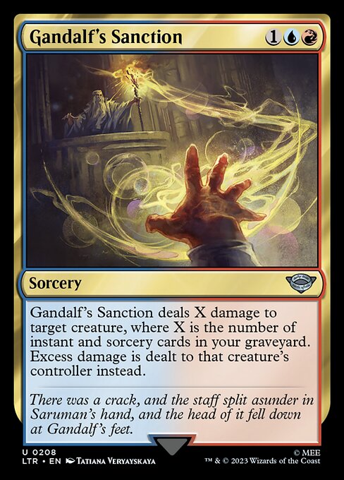 Gandalf's Sanction - 208 (Normal) Near Mint_Non-Foil