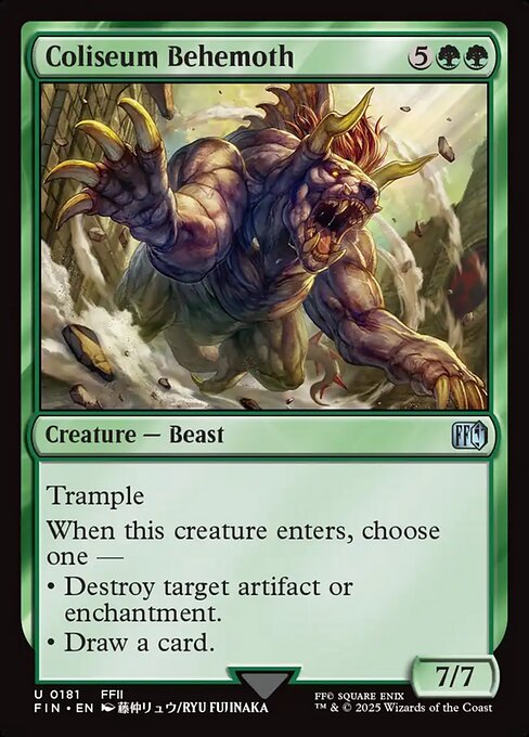 Coliseum Behemoth - 181 (Normal) Near Mint_Non-Foil