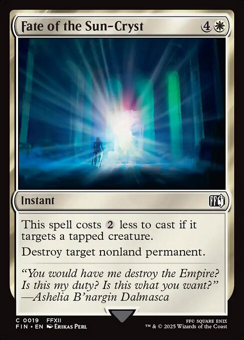 Fate of the Sun-Cryst - 19 (Normal) Near Mint_Non-Foil