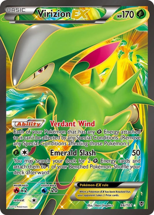 Virizion EX (Full Art) - 96 (Foil) Near Mint_Foil