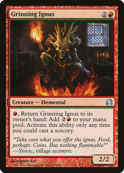 Grinning Ignus - 118 (Normal) Near Mint_Non-Foil