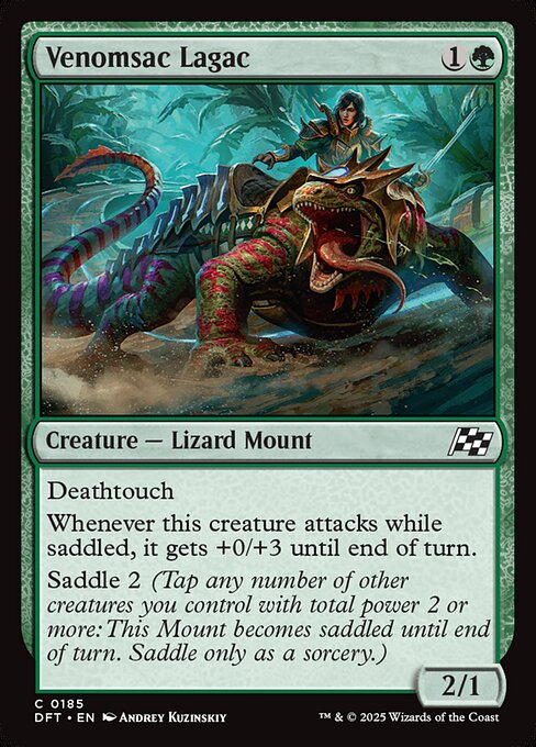 Venomsac Lagac - 185 (Normal) Near Mint_Non-Foil