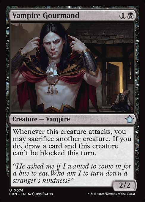 Vampire Gourmand (Non Foil) near_mint