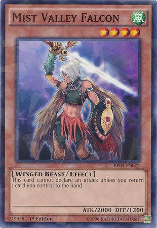 Mist Valley Falcon (Shatterfoil) - BP03-EN074 (Foil)