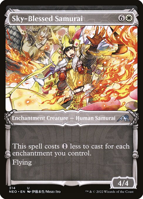 Sky-Blessed Samurai NEO #314 Non-Foil