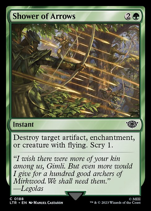Shower of Arrows - 188 (Normal) Near Mint_Non-Foil