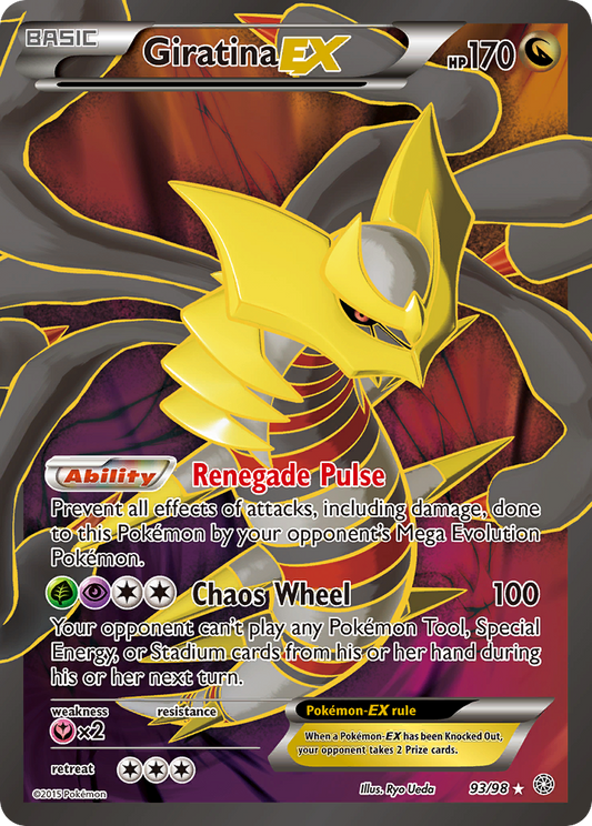 Giratina EX (93 Full Art) - 93 (Foil) Near Mint_Foil