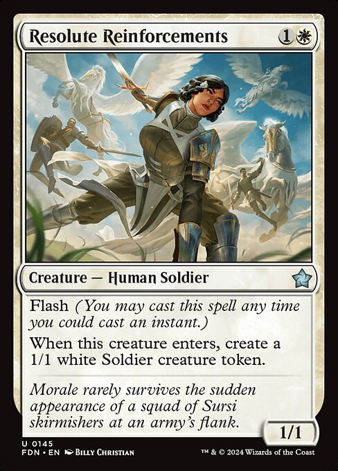 Resolute Reinforcements (Non Foil) near_mint