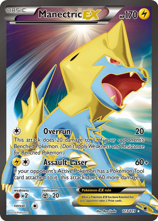 Manectric EX (113 Full Art) - 113 (Foil) Near Mint_Foil