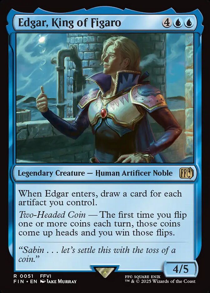 Edgar, King of Figaro - 51 (Foil) (JP)