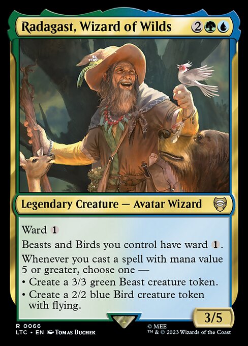 Radagast, Wizard of Wilds LTC #66 Non-Foil