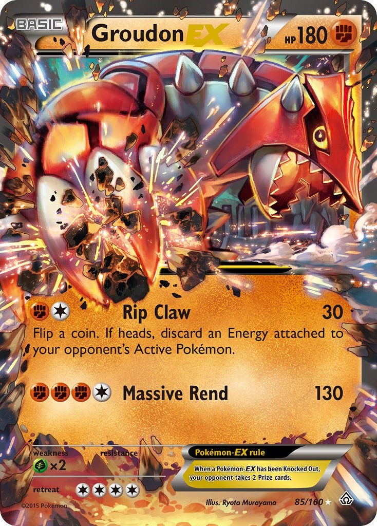 Groudon EX - 85/160 Holo