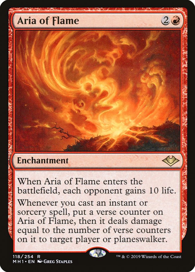 Aria of Flame (MH1 118)