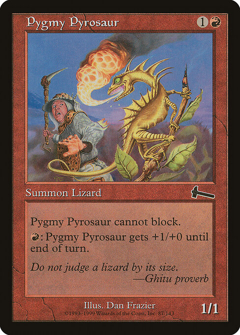 Pygmy Pyrosaur ULG #87 Non-Foil