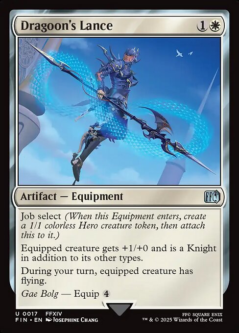 Dragoon's Lance - 17 (Normal) Near Mint_Non-Foil