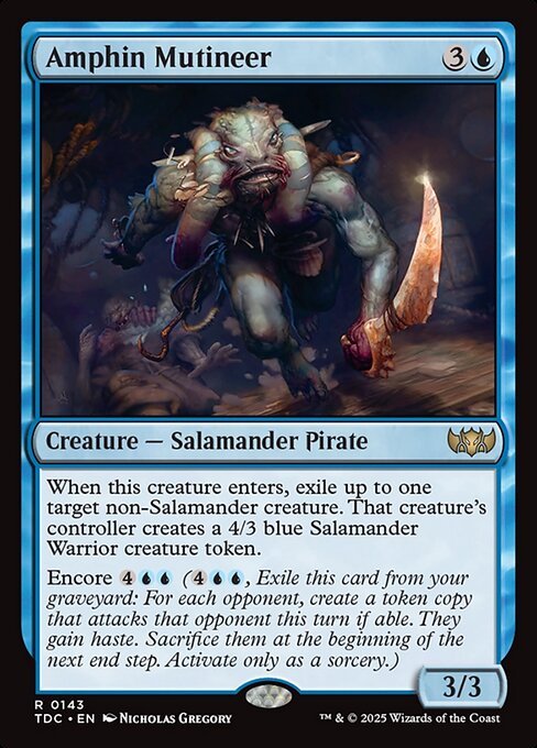 Amphin Mutineer TDC #143 Non-Foil