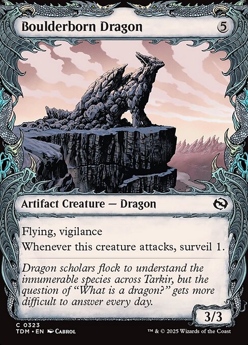 Boulderborn Dragon - 323 (Normal) Near Mint_Non-Foil
