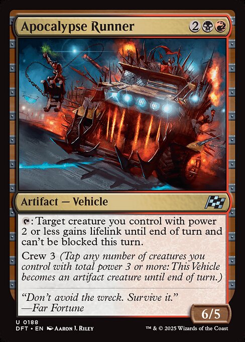 Apocalypse Runner - 188 (Normal) Near Mint_Non-Foil