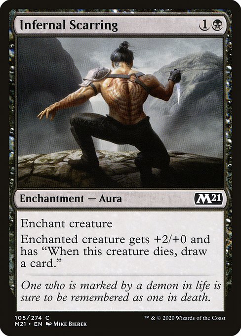 Infernal Scarring - 105 (Foil) Near Mint_Foil