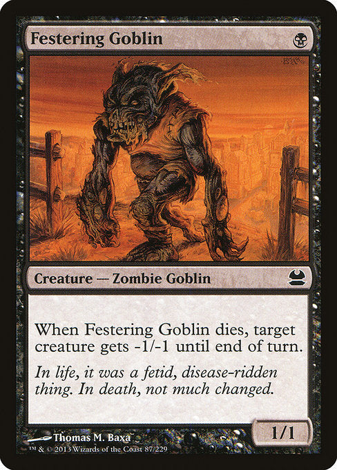 Festering Goblin - 87 (Normal) Near Mint_Non-Foil