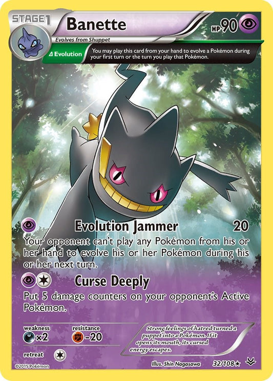 Banette (32 Delta) - 32/108 (Reverse Holo)