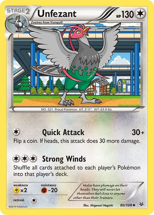Unfezant (80) – XY - Roaring Skies